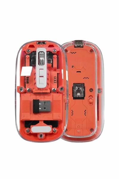 Kablosuz Mouse Fare Şarjlı Bluetooth Wireless Çift Modlu Sessiz