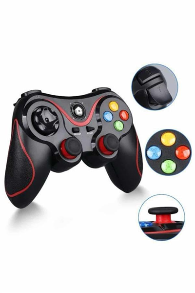 Kablosuz Oyun Kolu Bluetooth Joystick Gamepad Android Uyumlu