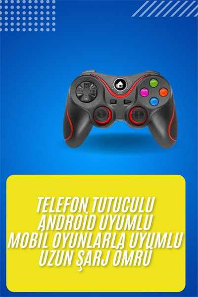 Kablosuz Oyun Kolu Bluetooth Joystick Gamepad Android Uyumlu