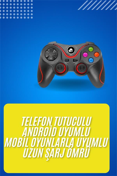 Kablosuz Oyun Kolu Bluetooth Joystick Gamepad Android Uyumlu