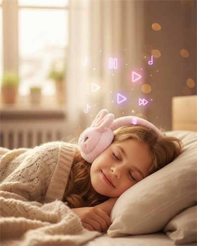 Kablosuz Peluş Bluetooth Kulaklık 40mm Hoparlör ve Mikrofonlu