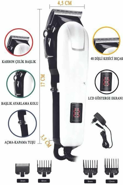 Kablosuz Saç Kesme Makinesi  Epilasyon Öncesi Kısaltma Makinesi