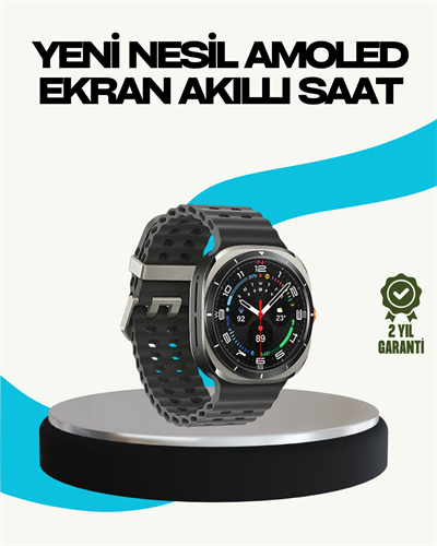 Kablosuz Şarjlı Akıllı Saat Tüm Telefonlarla Uyumlu Çok Fonksiyonlu