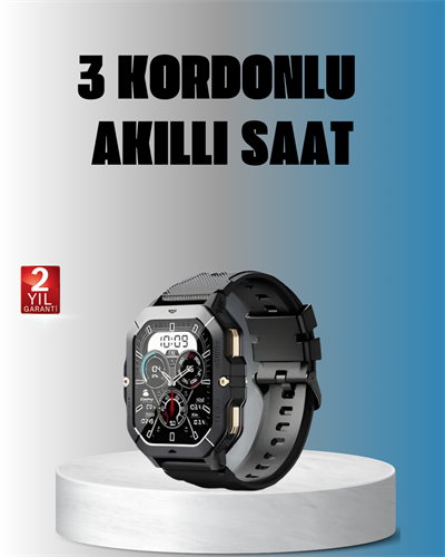 Kablosuz Şarjlı Akıllı Saat Ultra İnce Tasarım