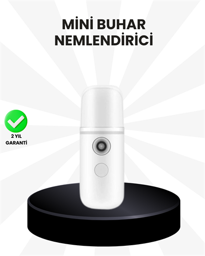 Kablosuz Şarjlı Mini Buhar Nemlendirici – Cilt ve Ortam İçin Taşınabilir Akıllı Cihaz
