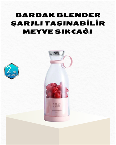 Kablosuz Taşınabilir Mini Blender – USB Şarjlı, 1200mAh