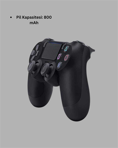 Kablosuz Titreşimli Oyun Kolu – PS4 Uyumlu Ergonomik Tasarım ve Uzun Pil Ömrü