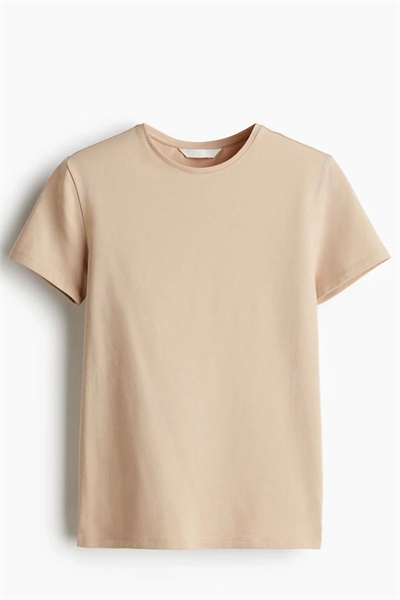 Kadın Bisiklet Yaka Regular Kalıp T-shirt