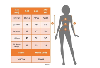 Kadın Kısa Kollu Bisiklet Yaka Viskon Bluz