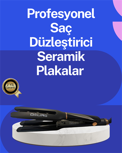 Kadın Saç Düzleştirici Seyahat Dostu 5 Kademeli Isı Kontrolü