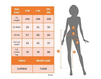 Kadın Yüksek Bel Desenli Paçadan Bağlamalı Yanları Yırtmaçlı Süprem Pantolon