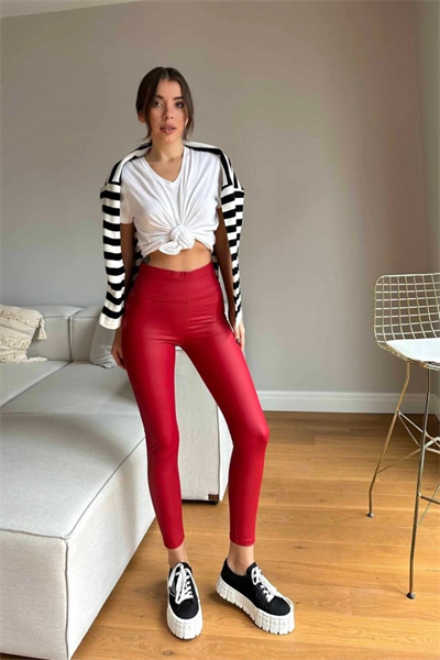 Kadın Yüksek Bel Içi şardonlu Fırsat ürün Toparlayıcı Tayt