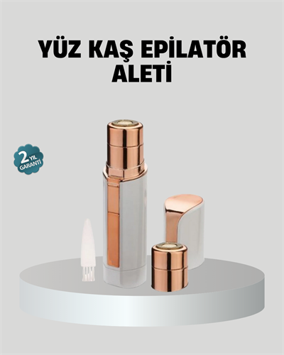 Kadınlar İçin Yüz ve Kaş Epilatörü – Hassas Cilt Dostu, Pil ile Çalışan, Taşınabilir ve Şık Tasarım