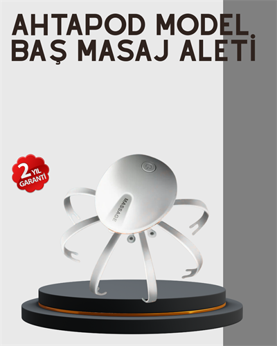 Kafa Derisi Masaj Aleti USB-C Şarjlı Rahatlatıcı ve Canlandırıcı Masaj