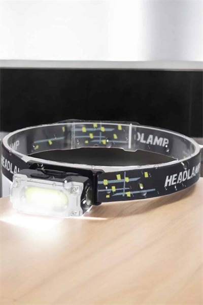 Kafa Lambası El Fenerli Kamp Lambası USB Şarjlı Esnek Lamba