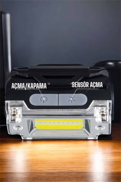 Kafa Lambası Kamp Feneri Balıkçı Feneri Başlıklı Suya Dayanıklı