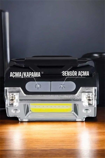 Kafa Lambası Kamp Feneri Balıkçı Feneri Başlıklı Suya Dayanıklı