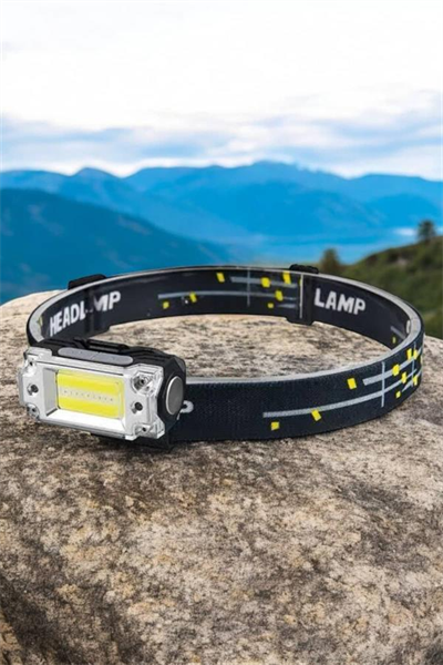 Kafa Lambası Kamp Feneri Balıkçı Feneri Başlıklı Suya Dayanıklı