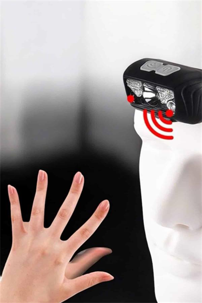 Kafa Lambası Kamp Lambası Sensörlü Şarjlı Ayarlanabilir