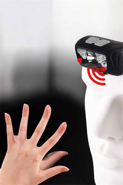 Kafa Lambası Kamp Lambası Sensörlü Şarjlı Ayarlanabilir