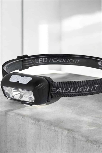 Kafa Lambası Kamp Lambası Sensörlü Şarjlı Ayarlanabilir