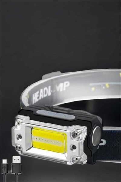 Kafa Lambası Led Fener Pratik Taşınabilir Ayarlanabilir USB Şarjlı