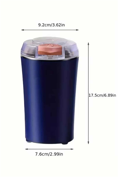 Kahve ve Baharat Öğütücü Kolay Temizlenebilir Paslanmaz Çelik Taşınabilir