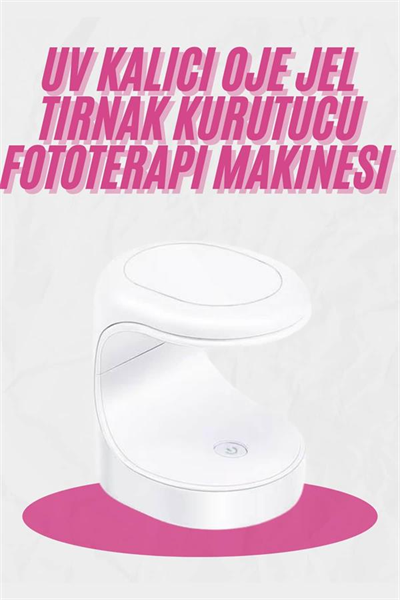 Kalıcı Oje Kurutucu Mini UV Işınlı Taşınabilir Hızlı ve Pratik Oje Kurutucu