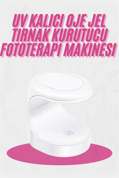 Kalıcı Oje Kurutucu Mini UV Işınlı Taşınabilir Hızlı ve Pratik Oje Kurutucu