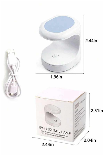 Kalıcı Oje Kurutucu UV Led Teknolojisi Taşınabilir Mini Tırnak Kurutucu