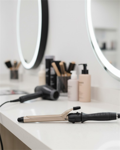 Kalın Bukleler İçin 25 mm Saç Maşası Seramik Plakalı 230 Derece