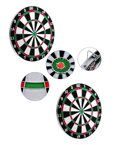 Kaliteli Ahşap Dart Tahtası 12 İnç 4 Adet Metal İğne Uçlu Ok