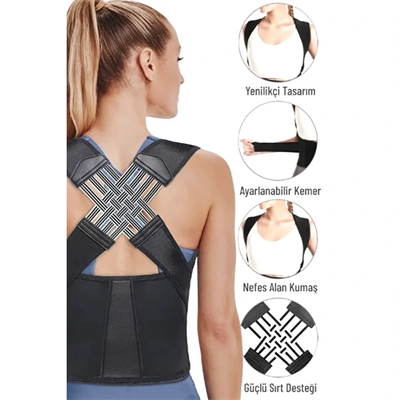 Kamburluk Önleyici Dik Duruş Korsesi
