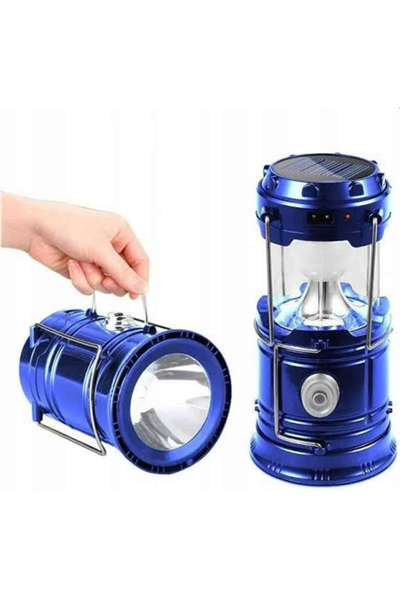 Kamp Lambası Güneş Enerjili Led Lamba Işıldak Şarjlı Powerbank Özellikli
