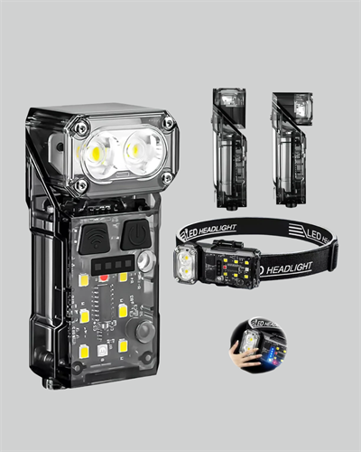 Kamp ve Outdoor İçin LED Far 10 Saat Pil Sensörlü Manyetik