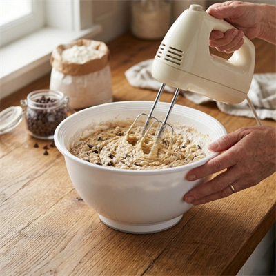 Kapaklı Büyük Mikser Tası