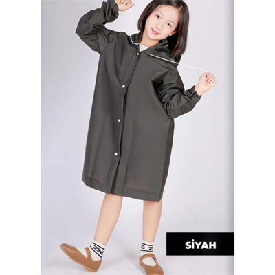 Kapüşonlu Çocuk Yağmurluk