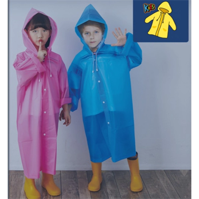 Kapüşonlu Çocuk Yağmurluk