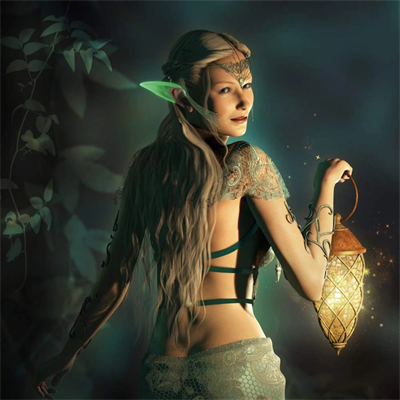 Karanlıkta Yanan Fosforlu Lateks Elf Kulağı - 1 Çift