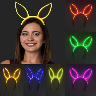 Karanlıkta Yanan Glow Neon Fosforlu Taç - 6 Adet