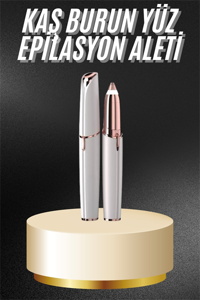Kaş Bıyık Tüy Epilasyon Aleti Pilli Yüz Kaş Epilatör Kıl Tüy Alma Epilasyon