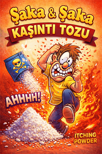 Kaşıntı Tozu Şaka Kaşıntı Tozu Eğlence Şaka Amaçlı Toz