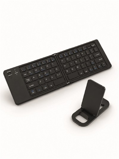 Katlanabilir Bluetooth Klavye 3 Cihaz Bağlantılı Kablosuz Taşınabilir Klavye