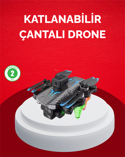 Katlanabilir Drone 1080P Kamera 0-100m Uçuş Mesafeli
