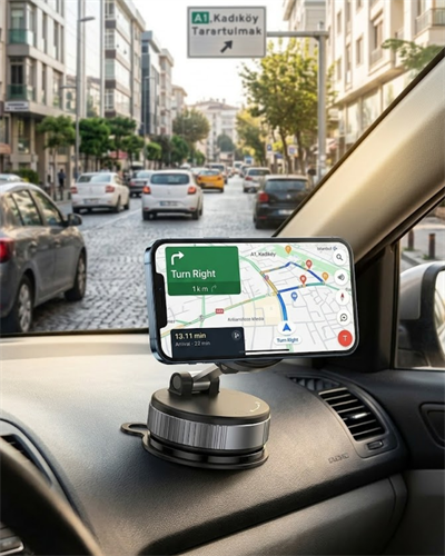 Katlanabilir Manyetik Telefon Tutucu Araç Konsol Telefon Standı