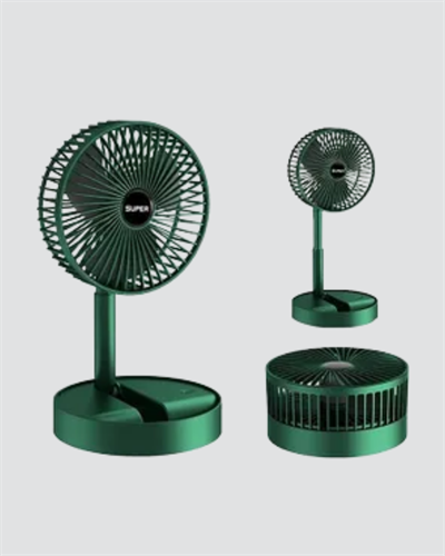 Katlanabilir Mini Fan – 3 Kademeli Soğutma, Şarjlı