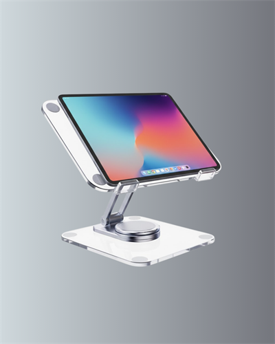 Katlanabilir Tablet Standı Ayarlanabilir Kaymaz Şeffaf Tasarım