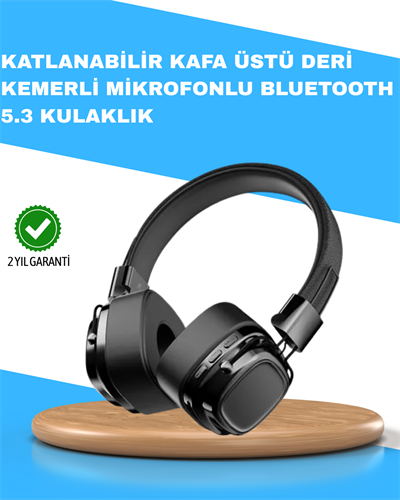 Katlanabilir Tasarımlı Taşınabilir Kablosuz Müzik Kulaklığı