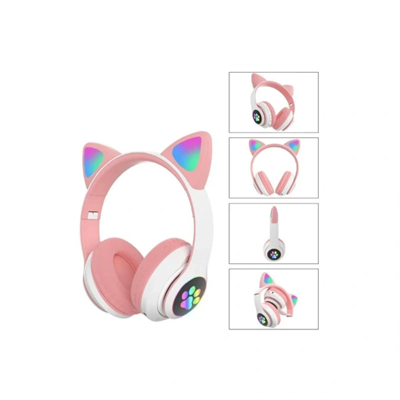 Kedi Figürlü Bluetooth Kulaklık