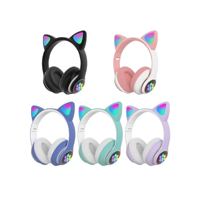 Kedi Figürlü Bluetooth Kulaklık